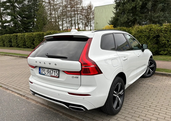 Volvo XC 60 cena 133500 przebieg: 143445, rok produkcji 2020 z Szczecin małe 742